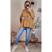 PULL OVERSIZE CAMEL