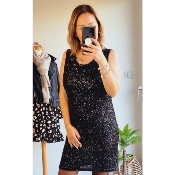 ROBE NOIR GYLIANE